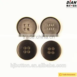 2016 DIAN Vintage Style Frosted Effect Real Horn Shirt Button thumbnail-3