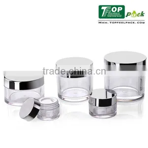 5g 15g 30g 50g 80g 100g Luxury Empty Cosmetic Plastic PETG Jar for Skin Care Cream Use thumbnail-1