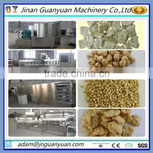 Soya Snack Maker ,soybean Protein Food Machine , Soya Chunks Machine by Chinese Supplier thumbnail-1