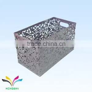 House Hold Metal Material Decorative Trash Can Covers for Used Item Sale thumbnail-1