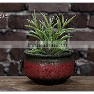 Pottery Graden Pot With Ear thumbnail-5