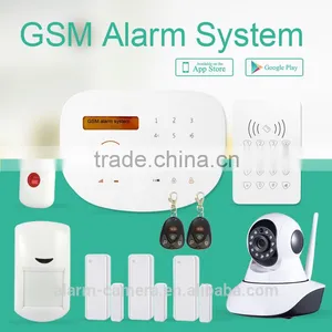 Wireless GSM Alarm System That User Can Use Remote Controller, APP, Remote Call, Wireless Keypad to Arm or Disarm the System thumbnail-1