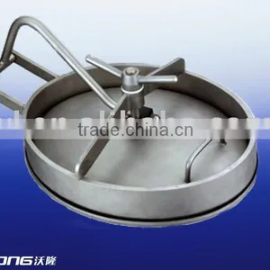 Sanitary Stainless Steel Tank Manhole Cover Round thumbnail-1