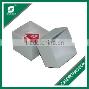 TOP AND BOTTOM BOX STYLE CARDBOARD FANCY GIFT BOXES FOR PACKING JEWELRYS WITH CUSTOM LOGOS thumbnail-1