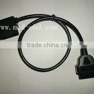 Obd2 Cable 90 Degree Male to Female Cable J1962m to J1962F 60cm Long thumbnail-1