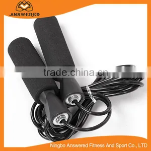 Jump Rope With Memory Foam Handles & Weighted Speed Cable-Jump Ropes for CrossFit, Fitness Workout, Jumping Exercise thumbnail-1