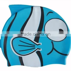 New Bubblefish Cartoon Silicone Latex Swim Caps thumbnail-4