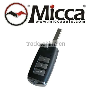 3buttons FLIP KEY Learning Code Remote Control, Car Alarm Transmitter, Automatic Door Remote Control (RT116) thumbnail-1
