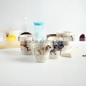3D Animals Painted Porcelain Mug, Chihuahua Coffee Mug thumbnail-4
