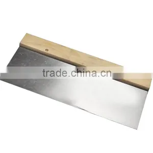 120mmSquare Scrapre With Wooden Handle, Carbon Steel Normal Polished Blade thumbnail-2