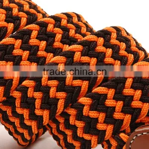 Colorful Elastic Stretch Woven/Braided Belt With Alloy Buckle/braided Elastic Stretch Belt thumbnail-5