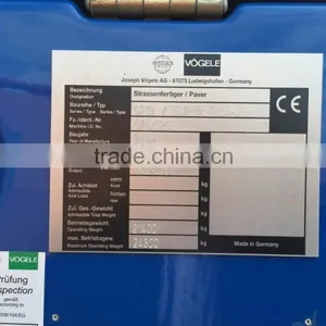 Good Condition Second-hand Asphalt Machine Vogele S2100-2 for Sale thumbnail-1