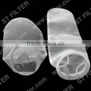 Sewing or Welded Liquid Filter Bag With Steel Ring thumbnail-2