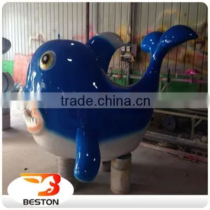 Outdoor Playground Amusement Electric Fighting Shark Island Ride thumbnail-6