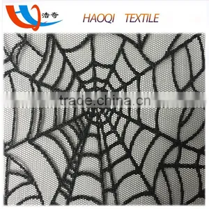 Cobweb Pattern Print Mesh 100% Polyester Fabric thumbnail-2