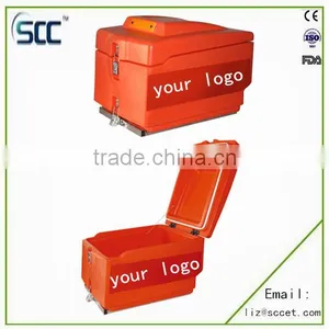 45L Durable PE Food Box for Pizza Delivery , Thermal Transport Box for Scooter thumbnail-1