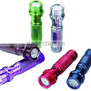 TE066 2015 Promotion Super Power Aluminum Colorful Zoom in and Out 14LED Flashlight thumbnail-1