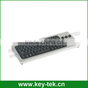 IP68 Waterproof Backlight Movable Silicone Trackball Keyboard thumbnail-2