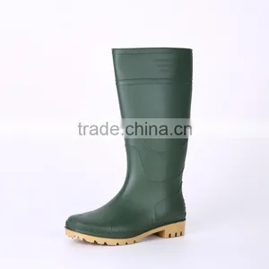 Factory Price Green Pvc Rain Boots Without Steel Toe, Cheap Plastic Pvc Rain Boots thumbnail-5