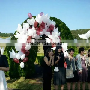 2016 Wedding Helium Inflatable Biodegradable White Dove Balloons For Wedding Decoration Doves Dhaped Bio Balloons Quality Choice thumbnail-6