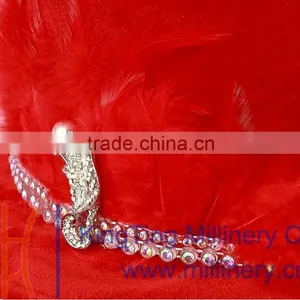 2015 Red Lady Fashion Cloche Hat thumbnail-6