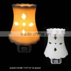 QiHe Porcelain Plug in Fragrance Wax Warmer Scent Oil Warmer thumbnail-4