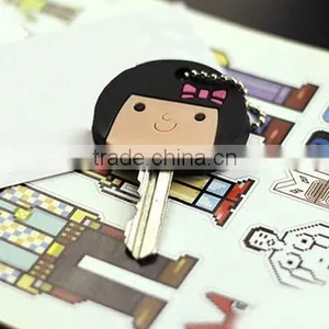 Best Price Cheap Cute Silicone Girl Design Key Caps thumbnail-1