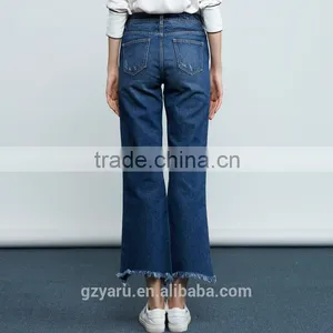 Newest Fashion Women Teen Girls Slim Long Ripped Jeans Trousers Cow Bells for Women thumbnail-4