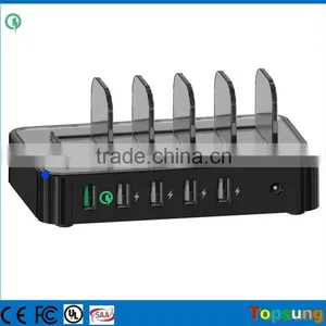 Amazon Hotsale 5-in-1 Quick Charger Usb Power Adapter for Iphone LECHANCE thumbnail-2