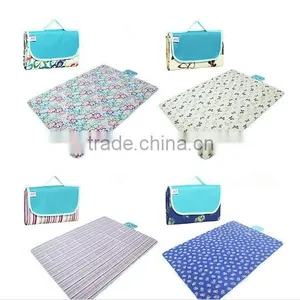 Outdoor Waterproof Beach Camping Picnic Moistureproof Aluminum Film Mat Blanket thumbnail-4