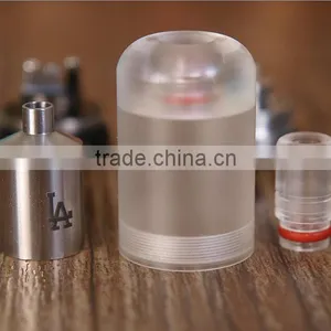 the Valuable 22mm RBA Kayfun Nano Clear Acrylic Kayfun Bell Cap thumbnail-2