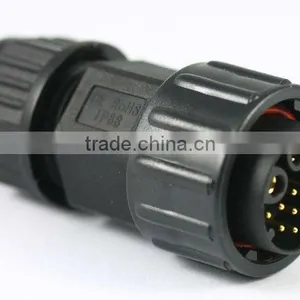 29mm Power and Data Male Hybrid Waterproof Connector thumbnail-1