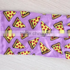 Personalized Custom Logo Stock Hot Sale Lovely Girls Hosiery Romantic Purple Winter Warm Boot Sock thumbnail-3