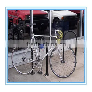 Powder Coated Standing U Bike Rack thumbnail-1