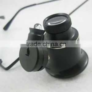 High Quality Optical Lens 2 LED Glasses Magnifier Wholesale for Repairing ,working,reading thumbnail-3