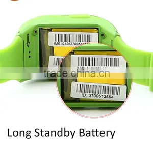 Students Wrist Silicon Water Resistant Location Talking SOS Panic Button Watch GPS Tracking Kids Watch thumbnail-6