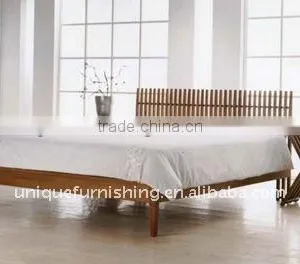 Modern Solid Wood Double Bed Designs For Bedroom Furniture thumbnail-5