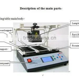 Puhui T890 Bga Rework Station, Bga Reballing Tool Kit, Infrared Lamp Solder thumbnail-2
