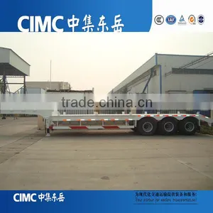 3 Axles Gooseneck Lowbed Used Semi Trailer With FUWA Axle thumbnail-2
