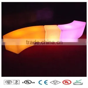 Snake Shape 16 Color Changing Eco-friendly LED Light Stool Bar thumbnail-1