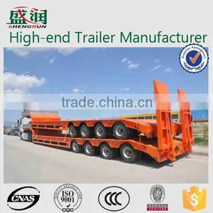 Low Bed Semi Trailer For Carrying Excvavtor thumbnail-1