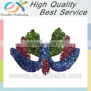 Custom Sequin Embroidery Iron on Glitter Patches thumbnail-4