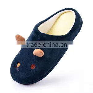 Autumn and Winter Men Women Cotton Padded Lovers at Home Slippers thumbnail-2