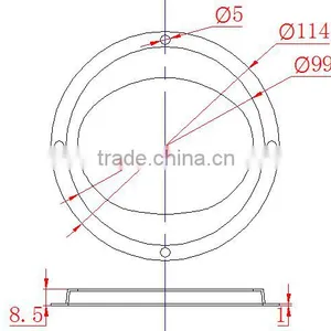 Led Glass Lens 92mm Optical Instrument for COB Led Street Light Urban Road Lighting KC92-T2 thumbnail-3