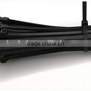 Nylon Cable Tie Self Lock Black and White thumbnail-1