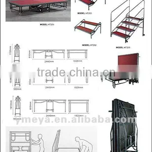 Portable Assembly Plywood Stage for Outdoor Event - HT201 thumbnail-1
