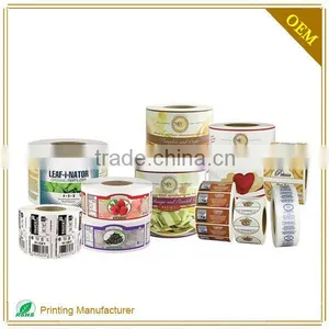 OEM Drink Bottle Printer Label Sticker Stickers For Honey Jars CMYK Printing Factory thumbnail-1