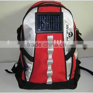 High Quality Solar Energy Backpack With 1Watt Solar Panel thumbnail-1