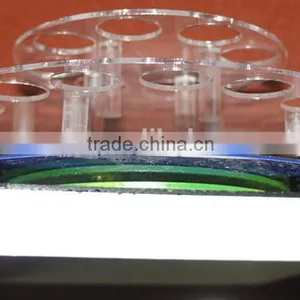Selling Well All Over the Word Morden Design Rotatable Clear Acrylic Lipstick Cosmetic Display Rack Wholesale thumbnail-2