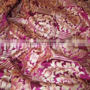 PRINTED SILK MATERIAL CURTAIN FABRIC thumbnail-1